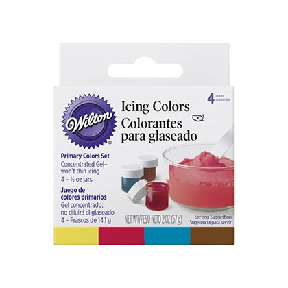Wilton - Icing Colour - Pack of 4