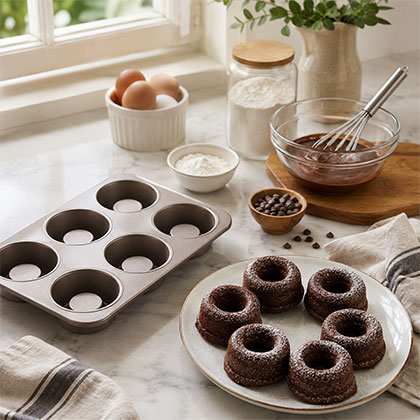 Aluminium Mini Bundt Cake Mould