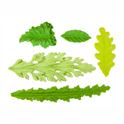 Assorted Leaf Fondant Mould