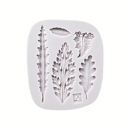 Assorted Leaf Fondant Mould