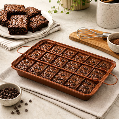 Brownie Pan with Loose Bottom