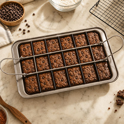 Brownie Pan with Divider