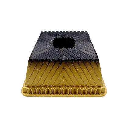 Square Groove Cast Aluminum Pan