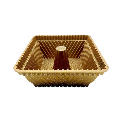 Square Groove Cast Aluminum Pan