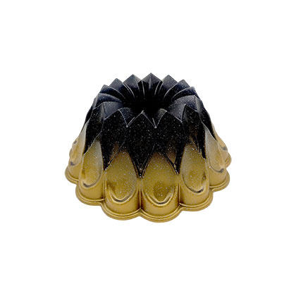 Geometric Crown Cast Aluminum Pan