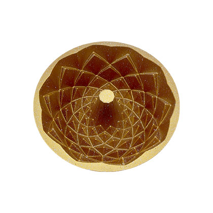 Ornate Diamond Cast Aluminum Pan