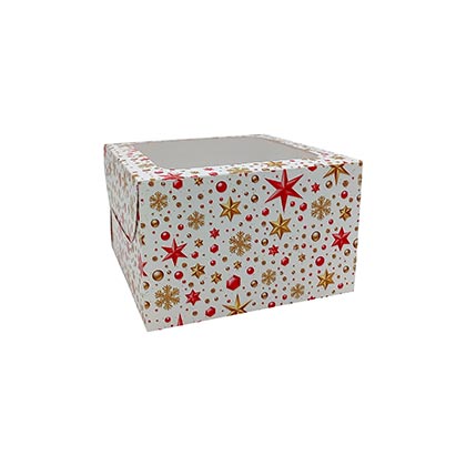 Christmas 8inch Cake Box