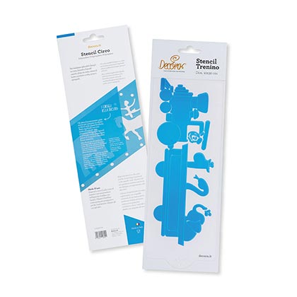 Train Stencil - Decora