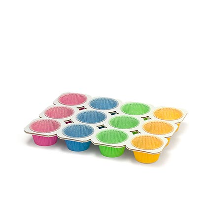 12 Cavities Muffin Baking Tray