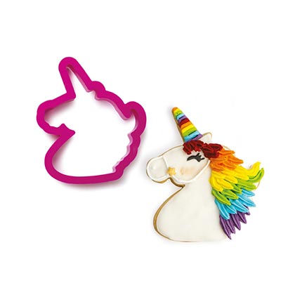 Unicorn Plastic Cookie Cutter 1 Pc