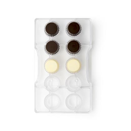 Cupcake Case Chocolate Mould - 25 x 16 mm