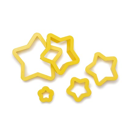 Star Cookie Cutters - 5 Pcs