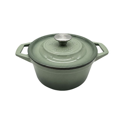 Sage Green Enameled Dutch Oven