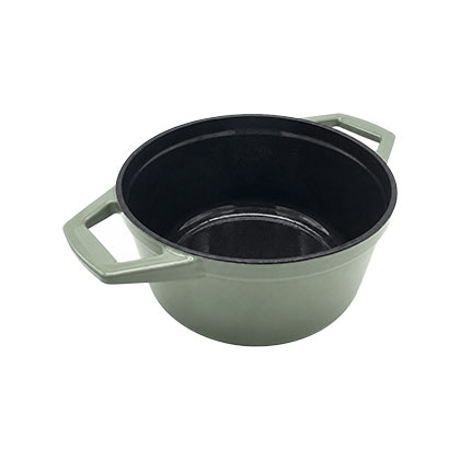 Sage Green Enameled Dutch Oven
