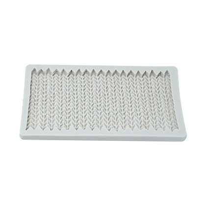 Knitted Pattern Fondant Mould