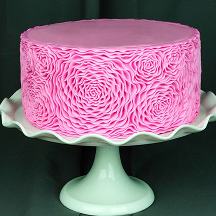 Rose Pattern Fondant Mould