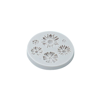 6 Small Flowers Fondant Mould
