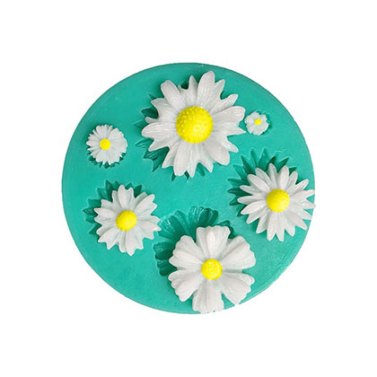 6 Small Flowers Fondant Mould