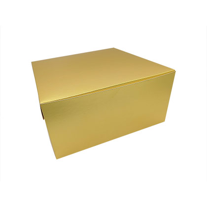 Reliable Golden Cake Box - 10X10X5