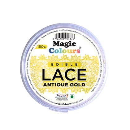 Magic Colours Antique Gold Edible Lace