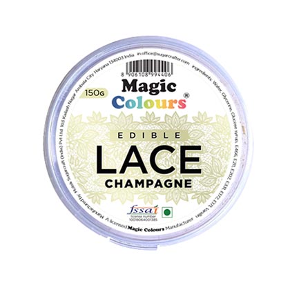 Magic Colours Champagne Edible Lace