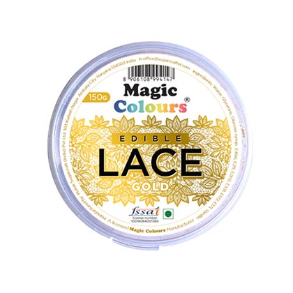 Magic Colours Gold Edible Lace