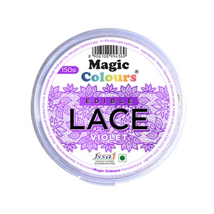 Magic Colours Violet Edible Lace