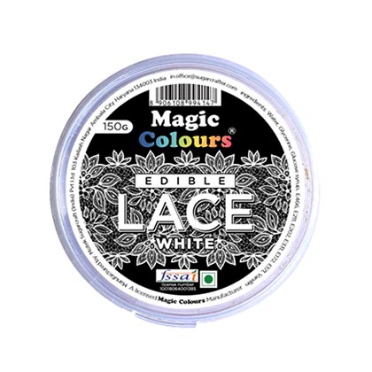 Magic Colours White Edible Lace