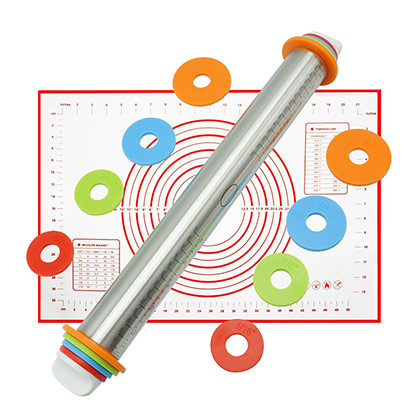 Adjustable Stainless Steel Rolling Pin