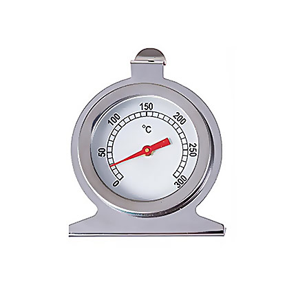 fublousRR5 Oven Thermometer Dial BBQ Grill Cooker Oven Thermometer Temperature Gauge Baking Tool Kitchen Utensils Gadgets Tool Silver 