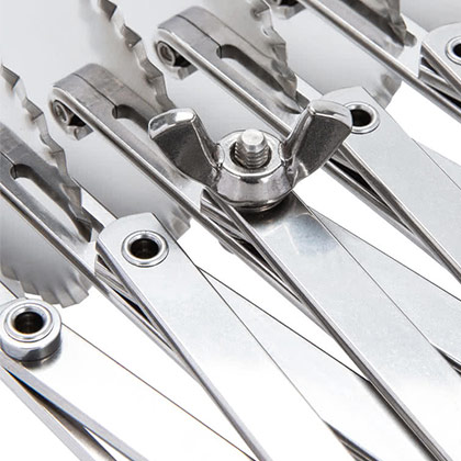 10 Wheel Dual Stainless Steel Pastry Cutter