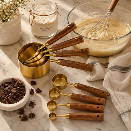 Baking Measuring Cups & Spoons Set