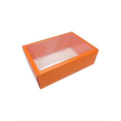Orange Paper Hamper Tray