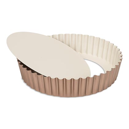 Deep Quiche Pan - Ceramic Coat Dia 25 cm