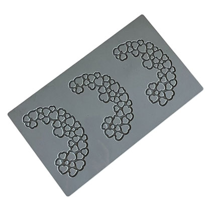 Hearts 1 PR007S Garnish Mats - Pavoni
