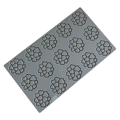Hearts 2 PR008S Decorative Mats - Pavoni