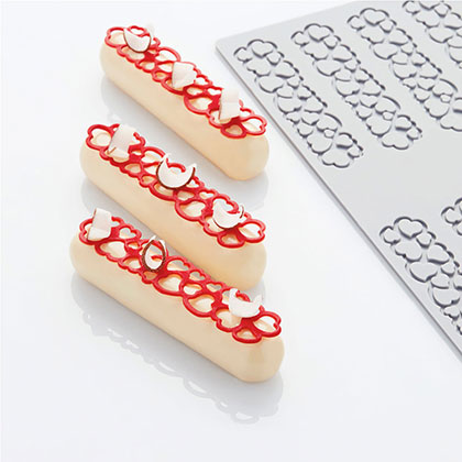 Hearts 3 PR009S Decorative Mats - Pavoni