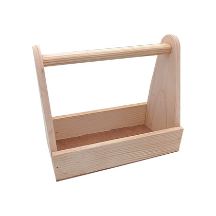 2 Jar Pine Wood Tray