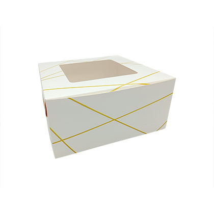 Reliable White Cake Box - 8X8X4