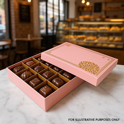 25 Cavity Colourful Chocolate Box