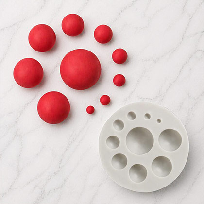 Small Sphere Fondant Mould