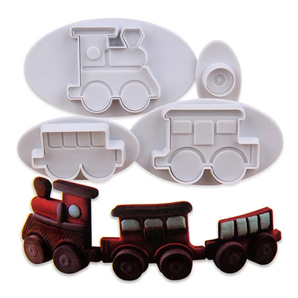 4 pcs Train Plunger Cutter
