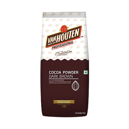 Van Houten Cocoa Powder Dark Brown