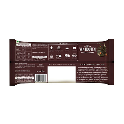 Van Houten 55% Dark Couverture - 10kgs