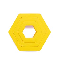 Hexagon Cookie Cutters 3 Pcs