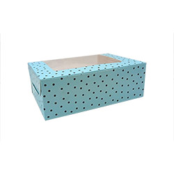 6 Cavity Colorful Cupcake Boxes