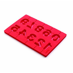 Silicone Lollipop Number Mould by Lekue