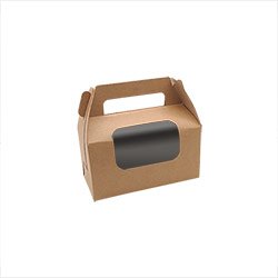 2 Jar Kraft Paper Packaging Box - 50pcs