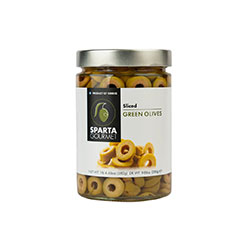 Sparta Green Sliced Olives 500 gm