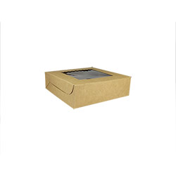 Kraft Paper 4 pcs Brownie Boxes